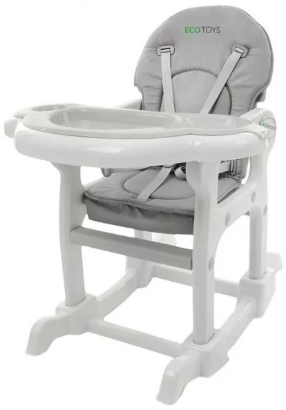 Scaun de masa 3 in 1 Ecotoys HC-223 Gri