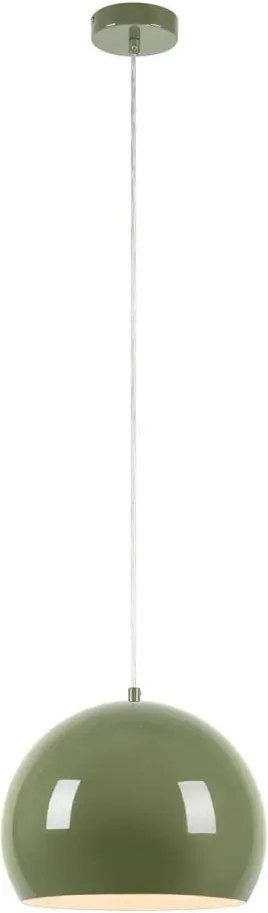 Markslöjd 108988 - Lampă suspendată pe cablu POP 1xE27/40W/230V, diam. 28 cm, verde