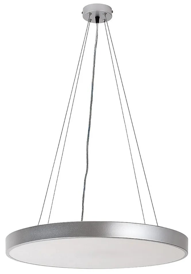 Lustra suspendata LED Tesia 40cm, argintiu