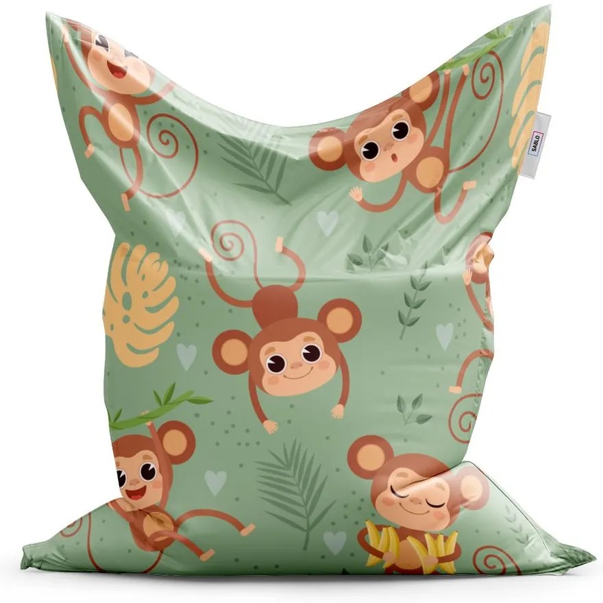 Sac de șezut Classic maimuțelețe drăguțe - pentru copii, colorat