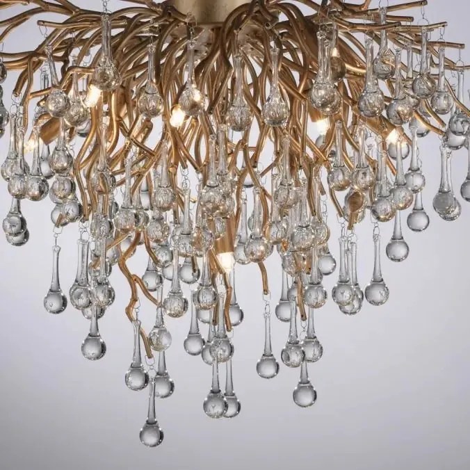 Lustra aplicata design magnific ICICLE alama antic, D-50cm