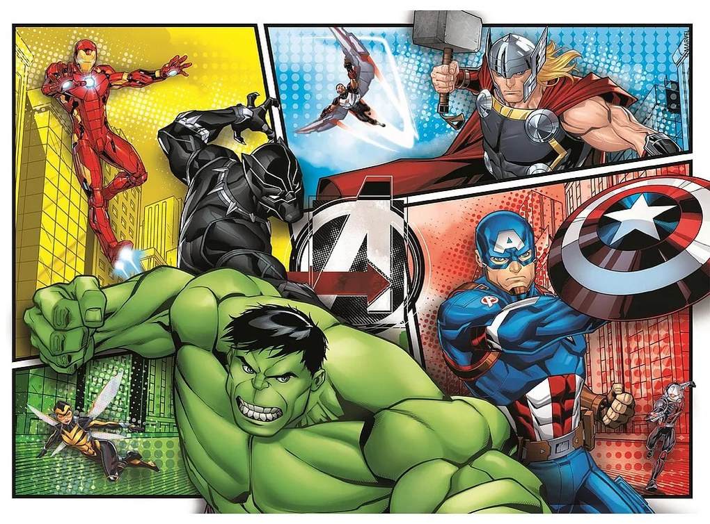 Avengers Against the Threat Puzzle Clementoni 2x60 bucăți