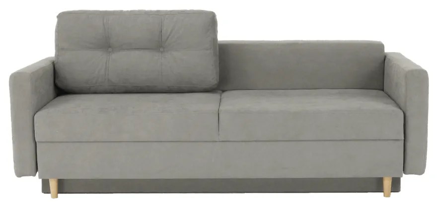 Canapea extensibilă, gri textil Queens, AURELIA