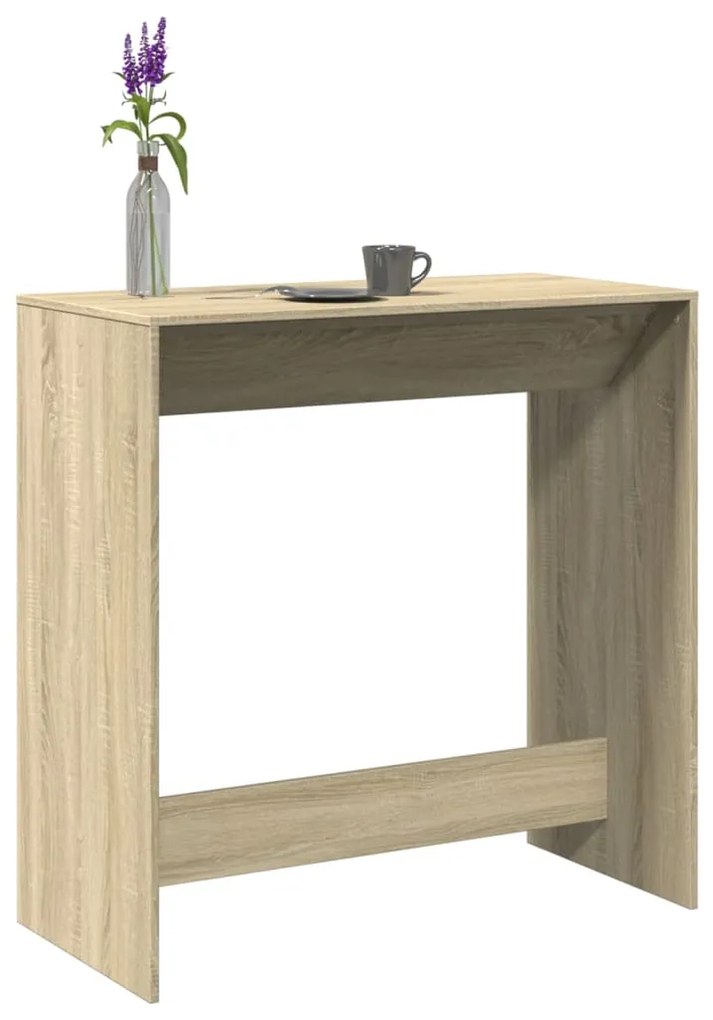 vidaXL Masă de bar, stejar Sonoma, 102x50x103,5 cm, lemn prelucrat