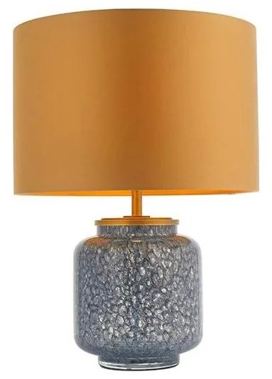 Endon 93067 - Lampă de masă ZINNIA, 1xE27/10W/230V, albastră/aurie