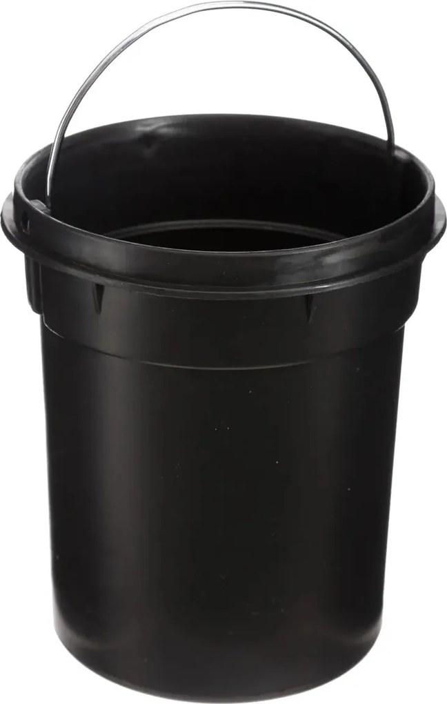 Cos de gunoi cu capac din bambus NATUREO 3L, alb
