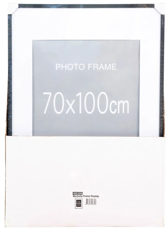 Set de rame foto Marbella, 7 negre și 8 naturale 70X100 cm