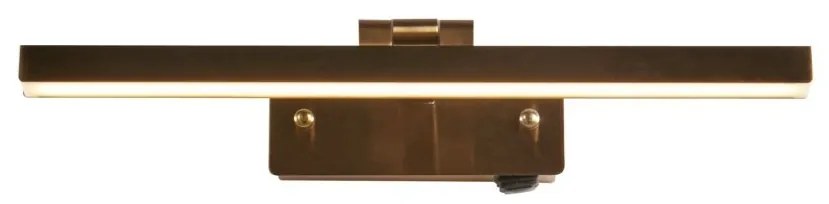 Aplica de perete LED pentru oglinda sau tablou Corfu alama