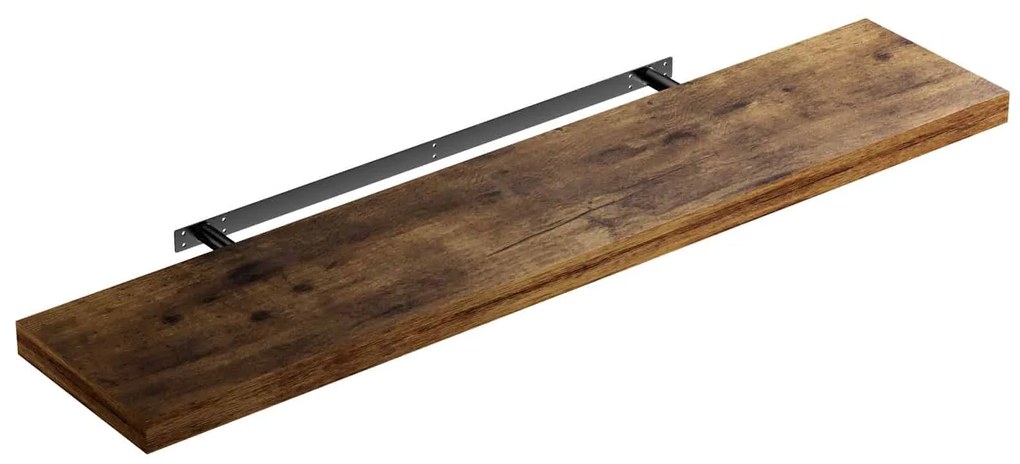 Casaria Poliță de perete FIGO+ consolă, 110cm, stejar închis