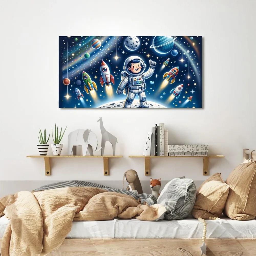 Tablou aventură galactică a unui mic erou