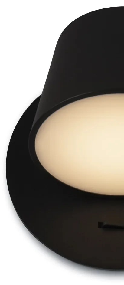 Aplica LED de perete design modern Pixel negru