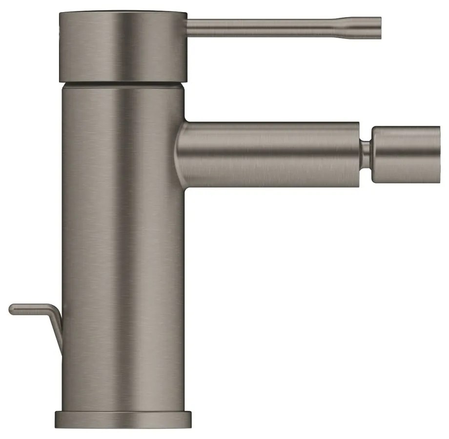 Baterie bideu Grohe Essence, marimea S, ventil inclus, antracit periat Hard Graphite Antracit periat