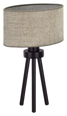 Lampă de masă Duolla OVAL 1xE27/15W/230V d. 30 cm maro