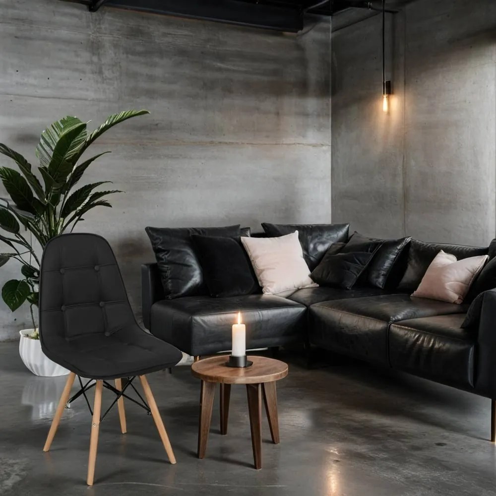 Scaun living BUC 232 negru