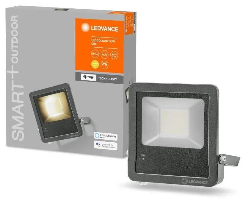 Ledvance - Lumină de inundație cu LED SMART + FLOOD LED/50W/230V IP65 Wi-Fi