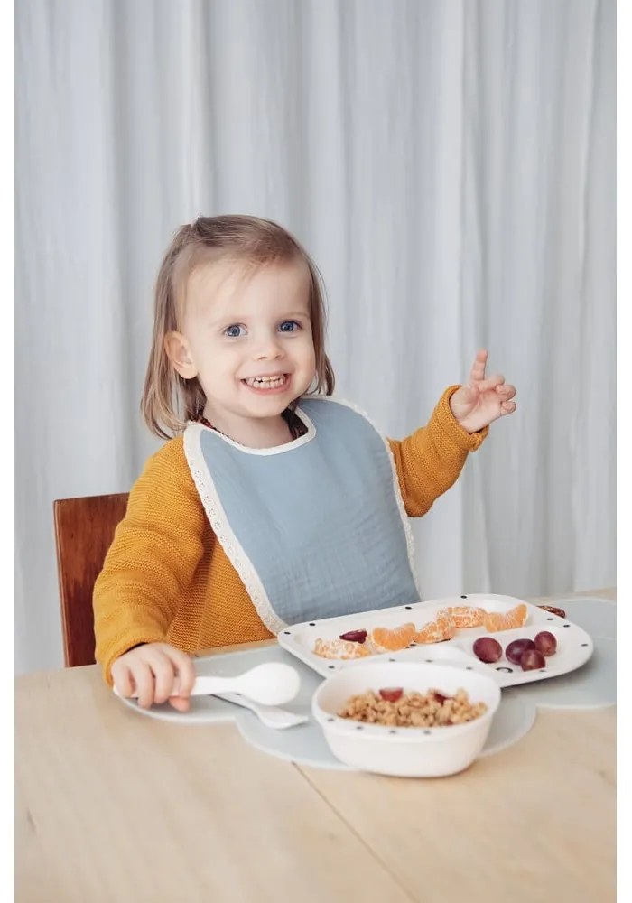 Bavețică din muselină Kindsgut Paris, gri