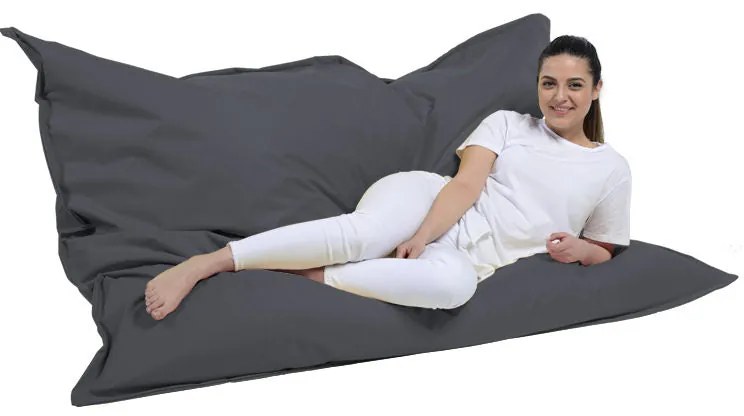 Fotoliu puf pentru grădină Giant Cushion 140x180 - Fume