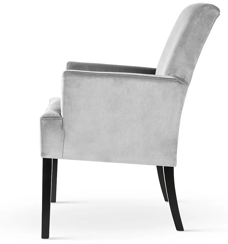 Scaun tapitat Gala cu cotiera H94 cm