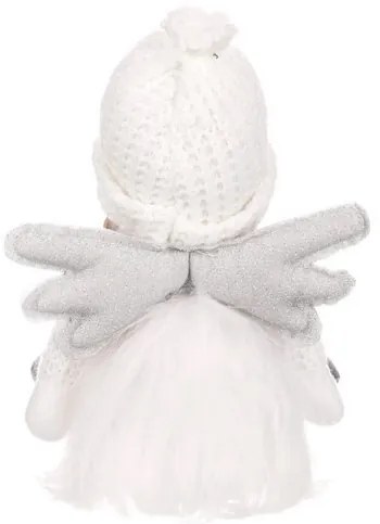 Decorațiuni de Crăciun Înger cu inimă, înălțime 41cm, alb