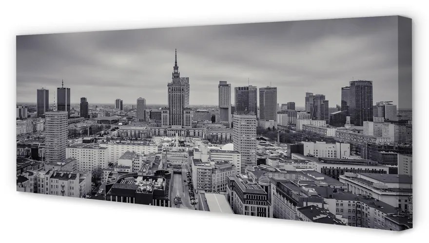 Tablouri canvas panorama Varșovia zgârie-nori