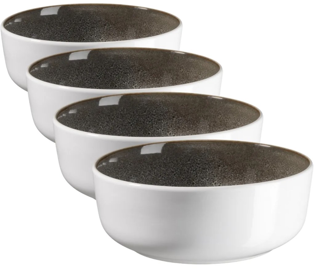 Mäser Set de boluri Lunaria Brown 15,5 cm, 4 buc., 15,5 cm