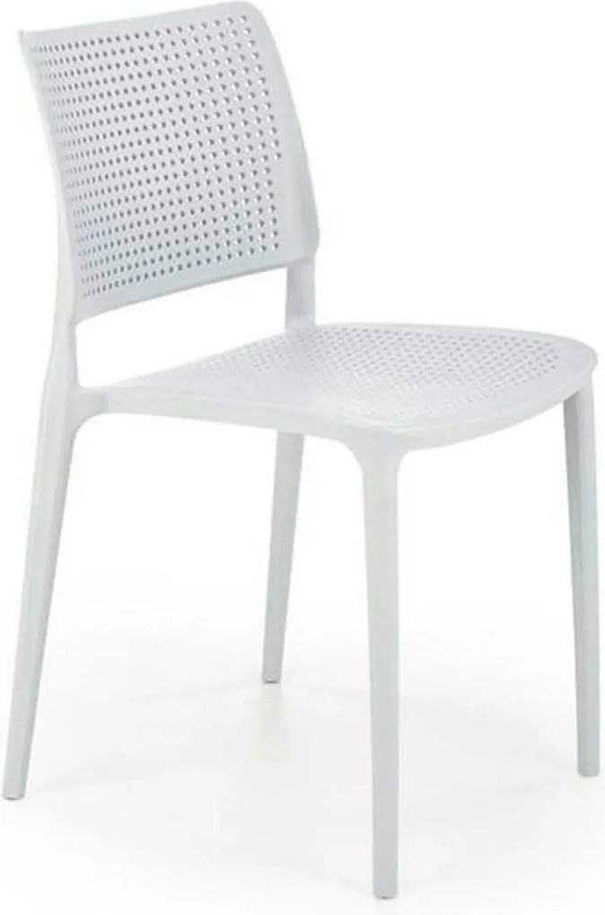 Scaun K514, albastru deschis, polipropilena, 42x55x79 cm