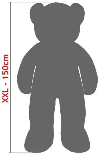 Deuba Ursuleț cu inimă XXL 150 cm - alb