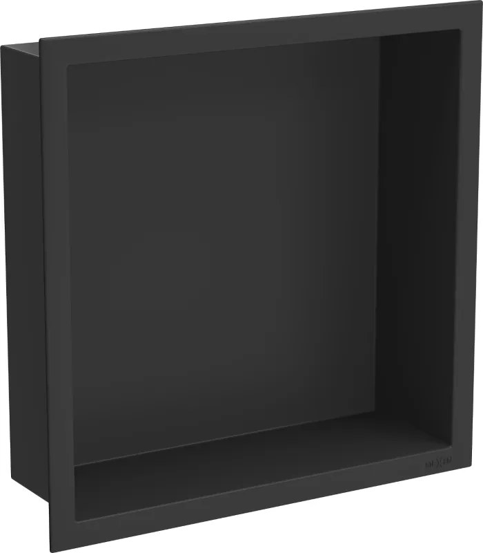 Mexen X-Wall-R raft încastrat cu guler, 30 x 30 cm, negru - 1970303010
