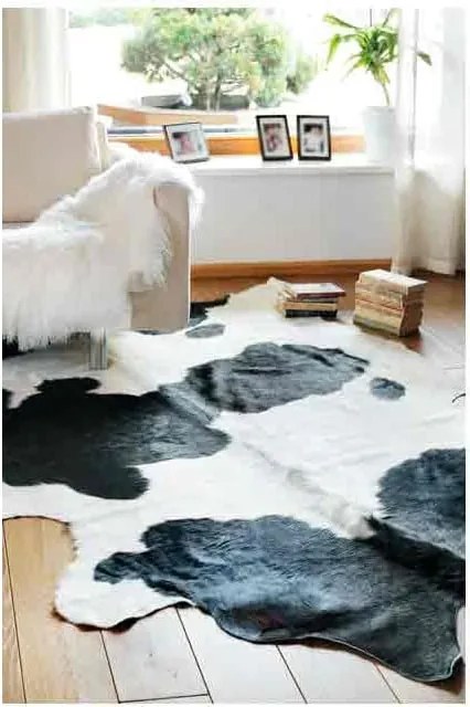 Blană neagră 170x160 cm - Narma