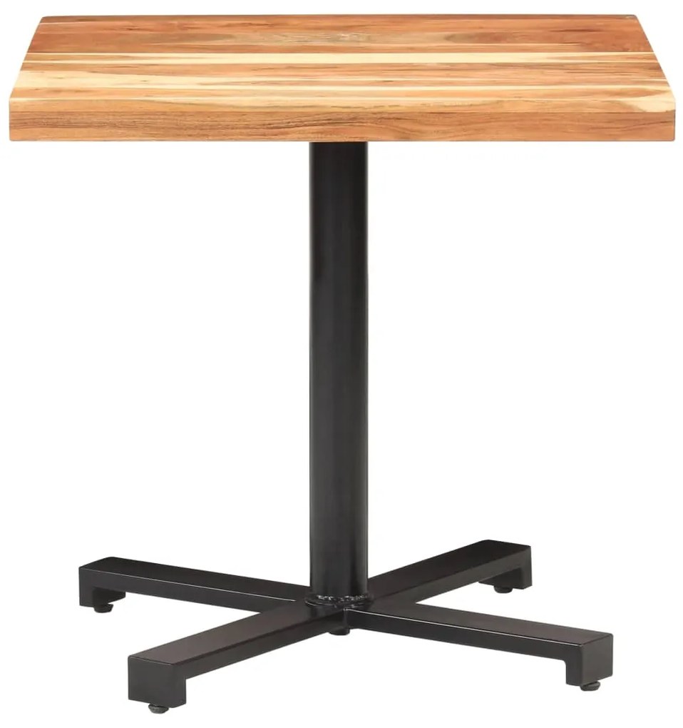 320280 vidaXL Masă de bistro, pătrat, 80x80x75 cm, lemn masiv de acacia