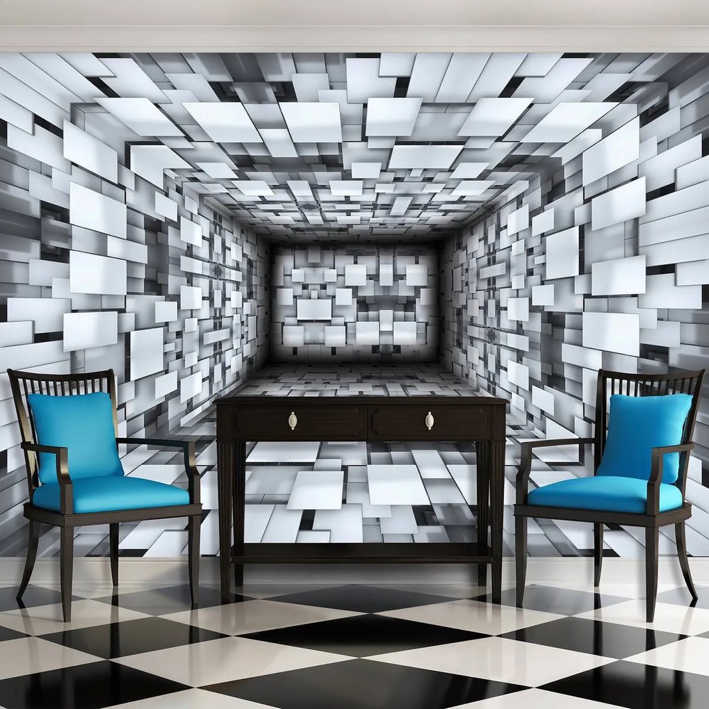 Fototapet - Coridor 3D (254x184 cm)
