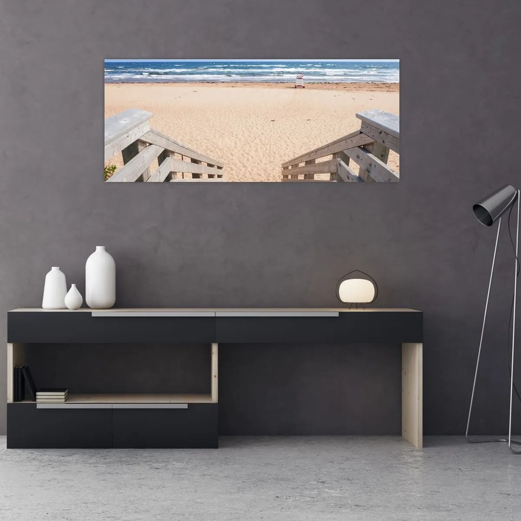 Tablou - Plajă (120x50 cm)
