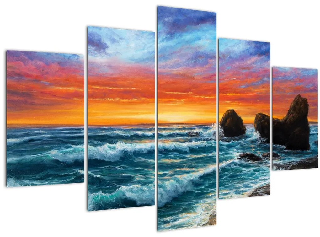 Tablou - Apus de soare (150x105 cm)