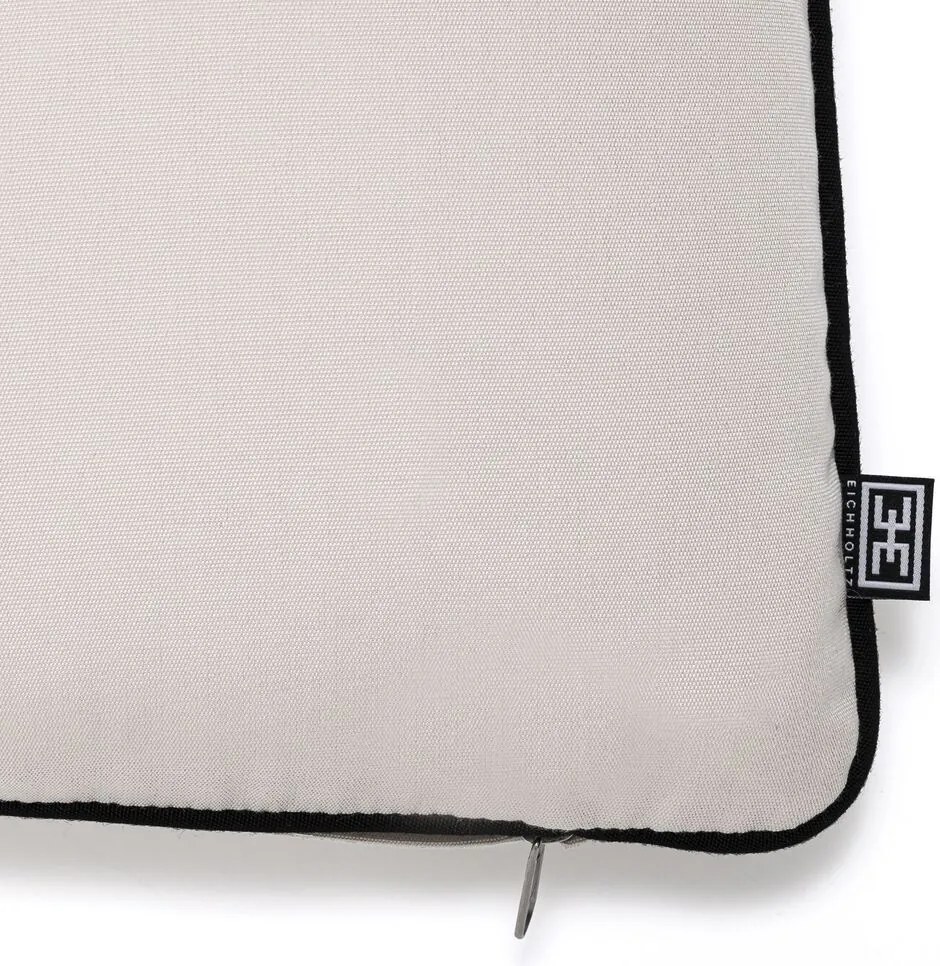 Perna decorativa LUX 43x43cm, alb/ negru 115446 HZ