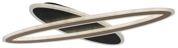 Rabalux TANELI 71313-LED plafonieră dimabilă 70W/230V 3000/4000/6000K negru + telecomandă