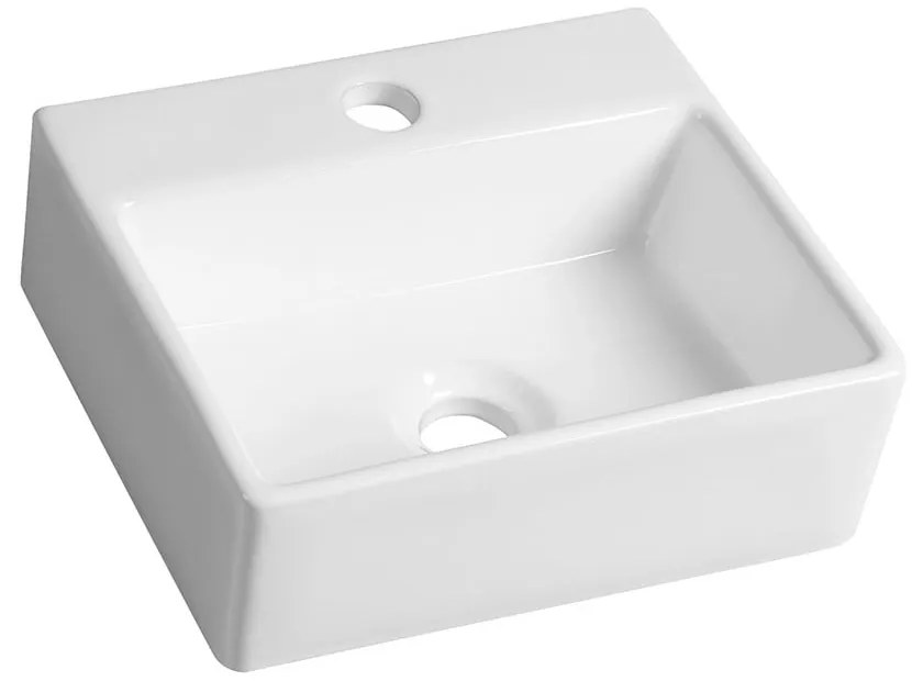 Chiuvetă mică pentru WC albă din ceramică 33,5x29 cm Giulia – Sapho