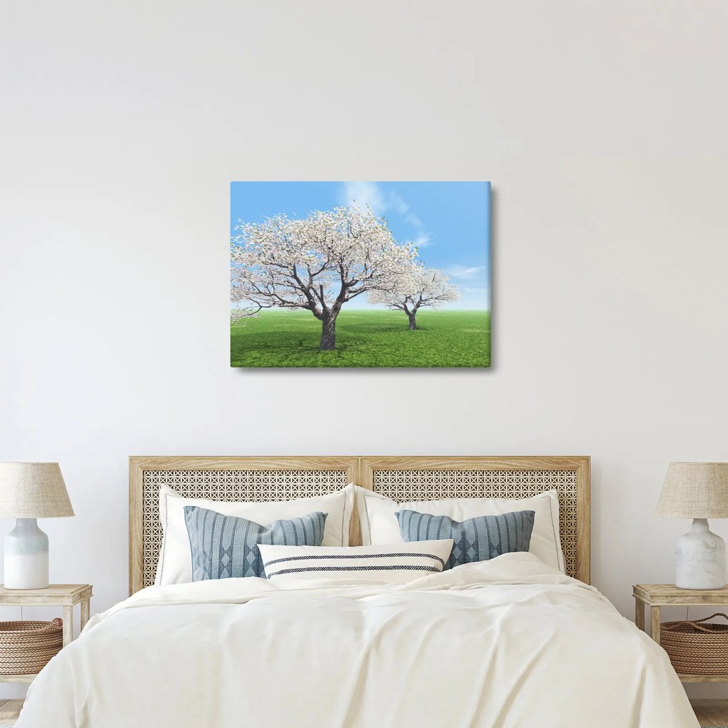 Tablou cu copaci (70x50 cm)