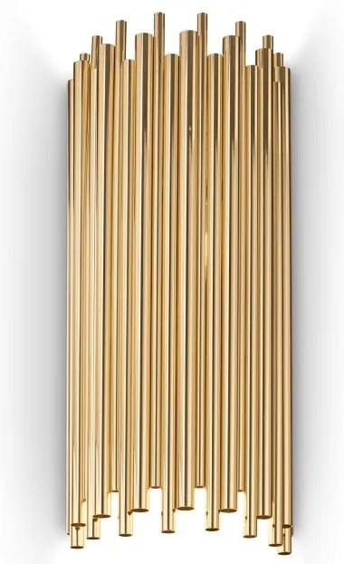 Aplica din metal design clasic PAN AP2, auriu 208794
