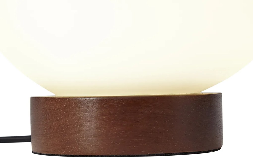 Lampă de masă Japandi din lemn cu sticlă opal - Sally