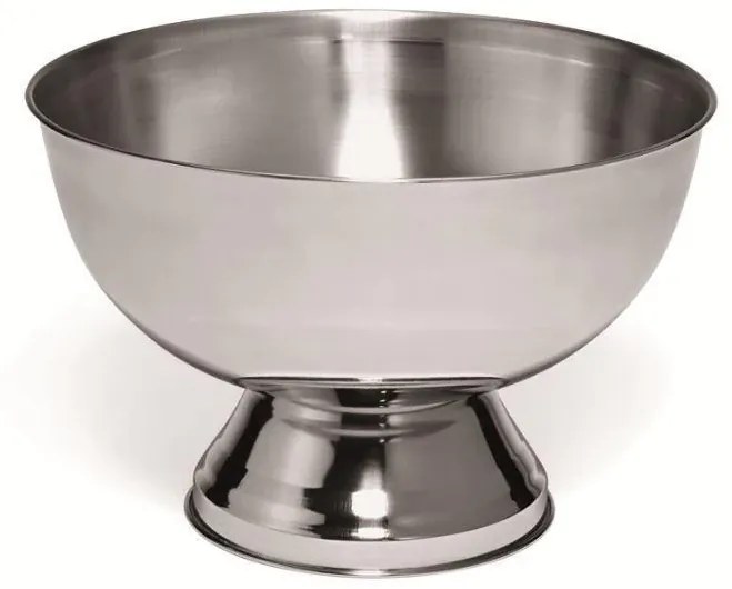 Frapiera rotunda Inox,cu picior,32 x 24 cm