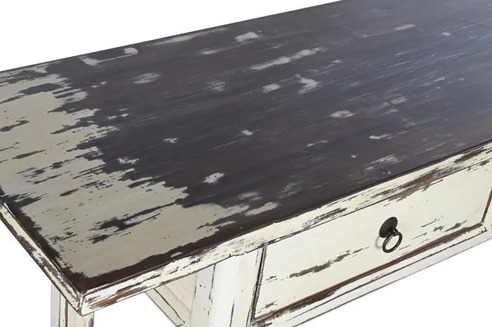 Consola din lemn masiv cu finisaj vintage, Creamy