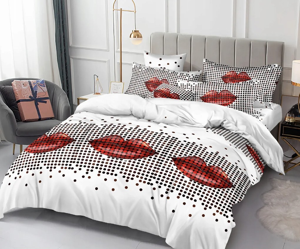 Lenjerie de pat din microfibra LIPSY albă Dimensiune lenjerie de pat: 70 x 80 cm | 140 x 200 cm