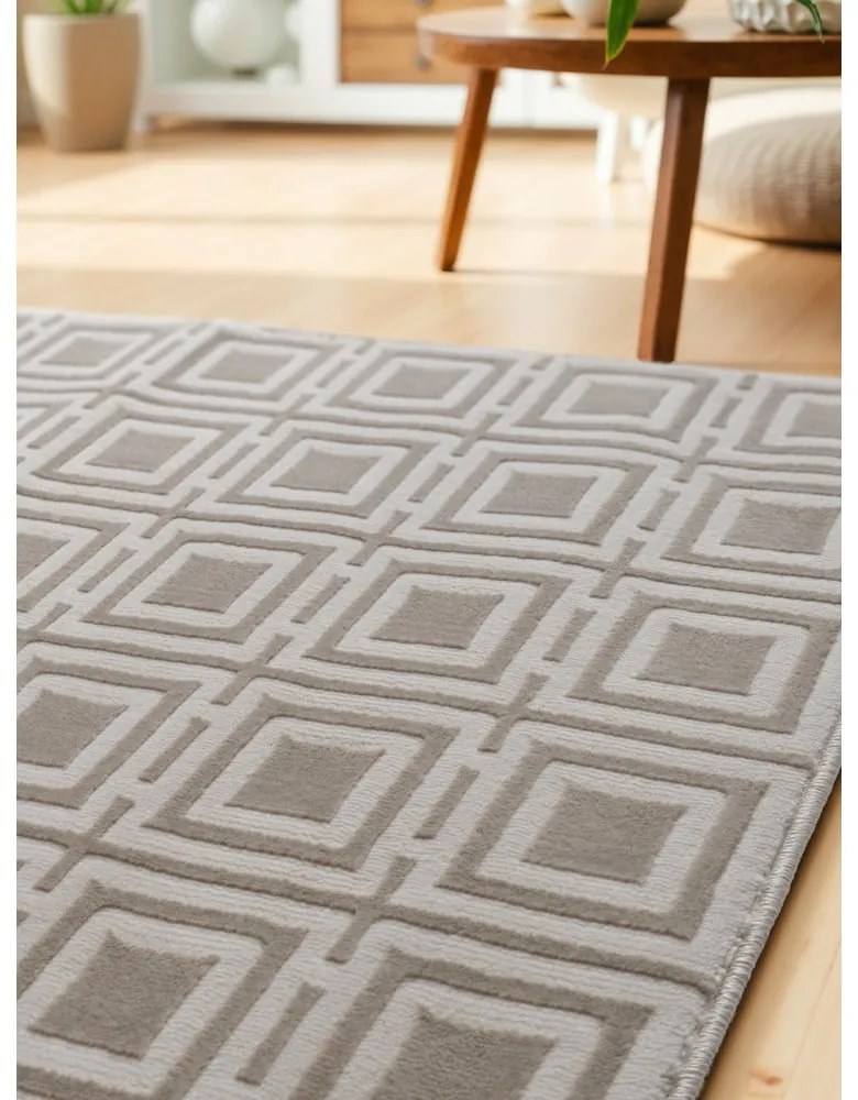 Covor tip traversă crem 80x240 cm Perles Howlite – Elle Decoration