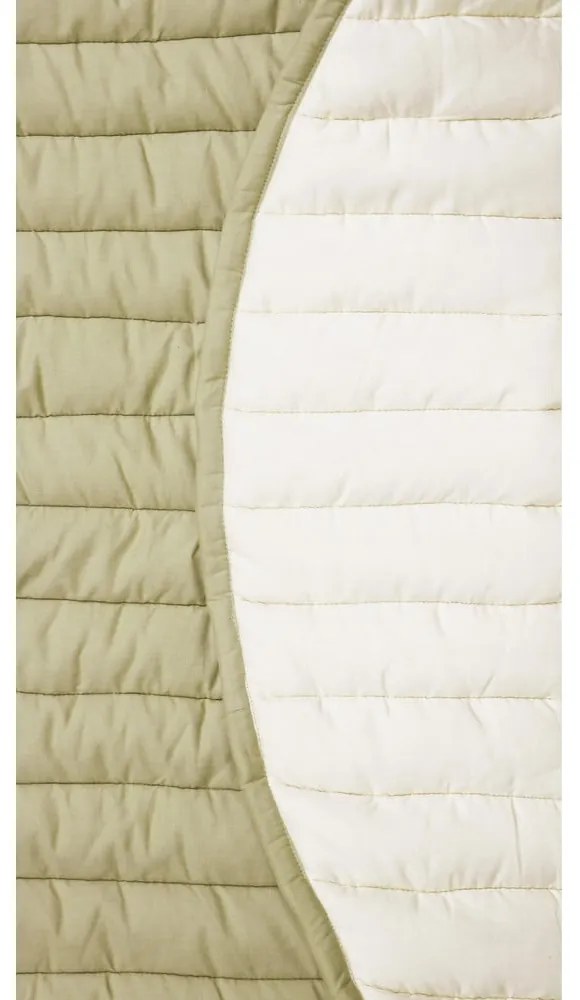 Saltea de joacă pentru copii verde/crem Bamboo Leaf – Lorena Canals