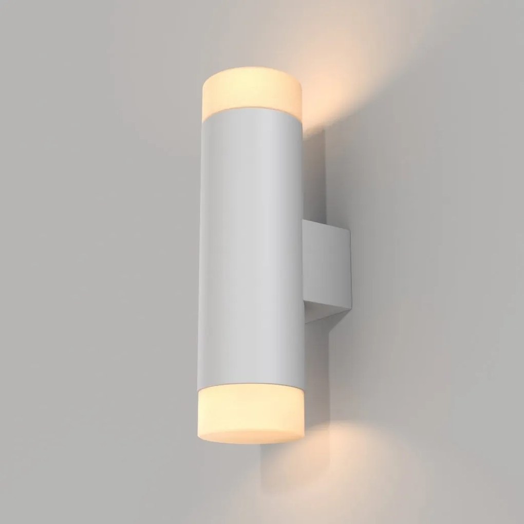 Aplica LED de perete design tehnic Kilt alb