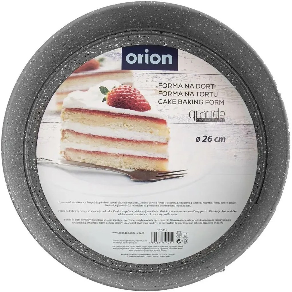 Formă de tort Orion Grande, cu capac, 26 cm