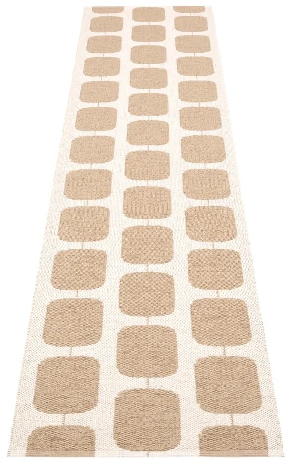 Covor tip traversă pentru interior și exterior bej/crem 70x300 cm Sten Light Nougat – Pappelina
