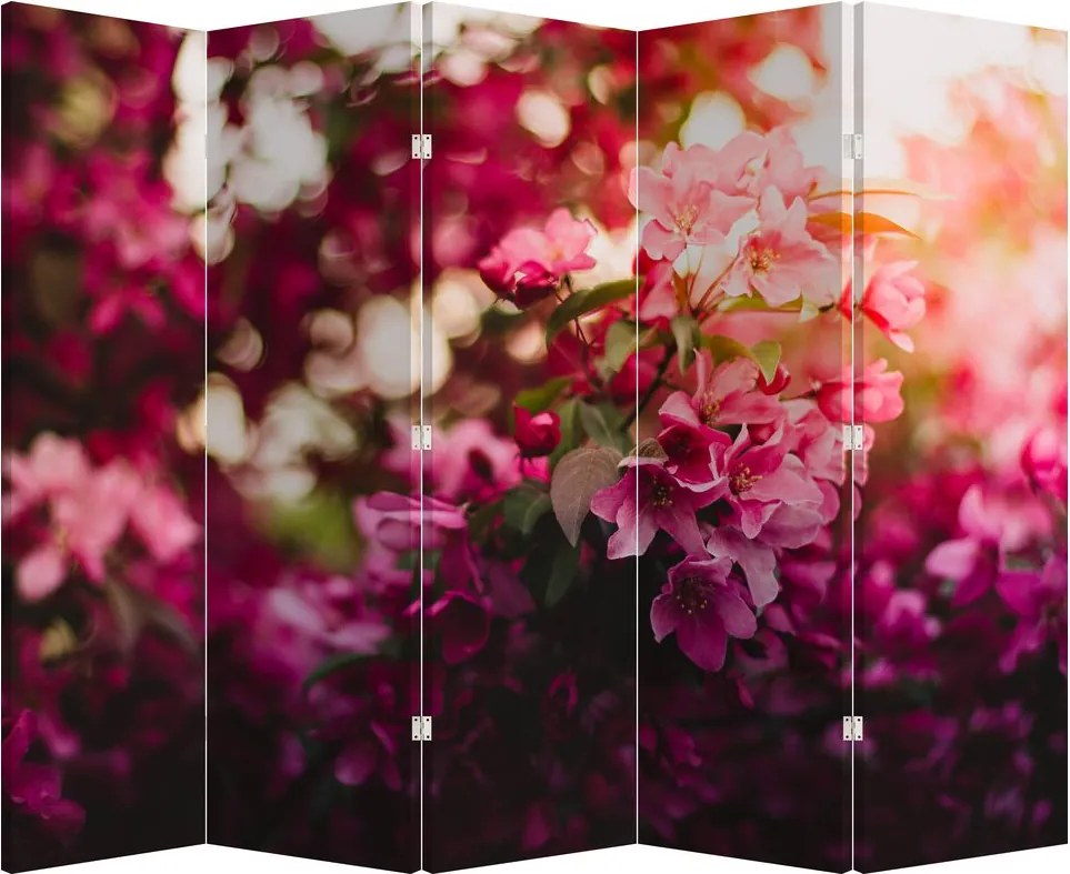 Paravan - Florile tufișului înflorit (210x170 cm)