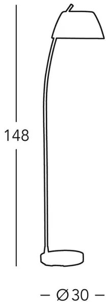 Kolarz 0051.41.6 - Lampadar MALMÖ 1x E27/60W/230V