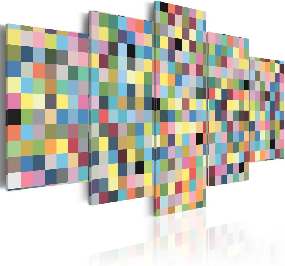 Tablou Bimago - Colors factory 100x50 cm